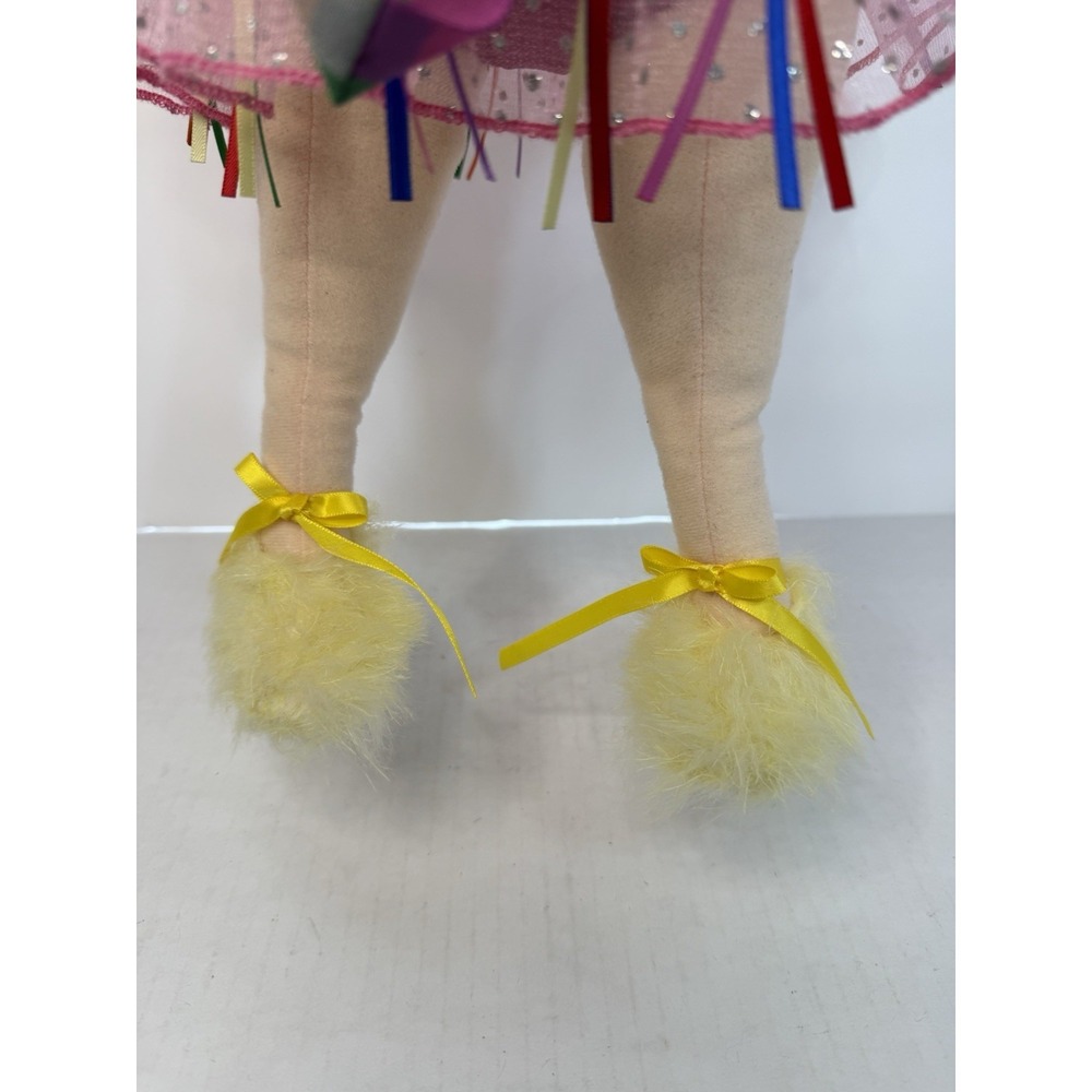 Madame Alexander Fancy Nancy Cloth Plush Doll 18" Ballerina Crown Yarn Hair 2008 - Picture 5 of 11